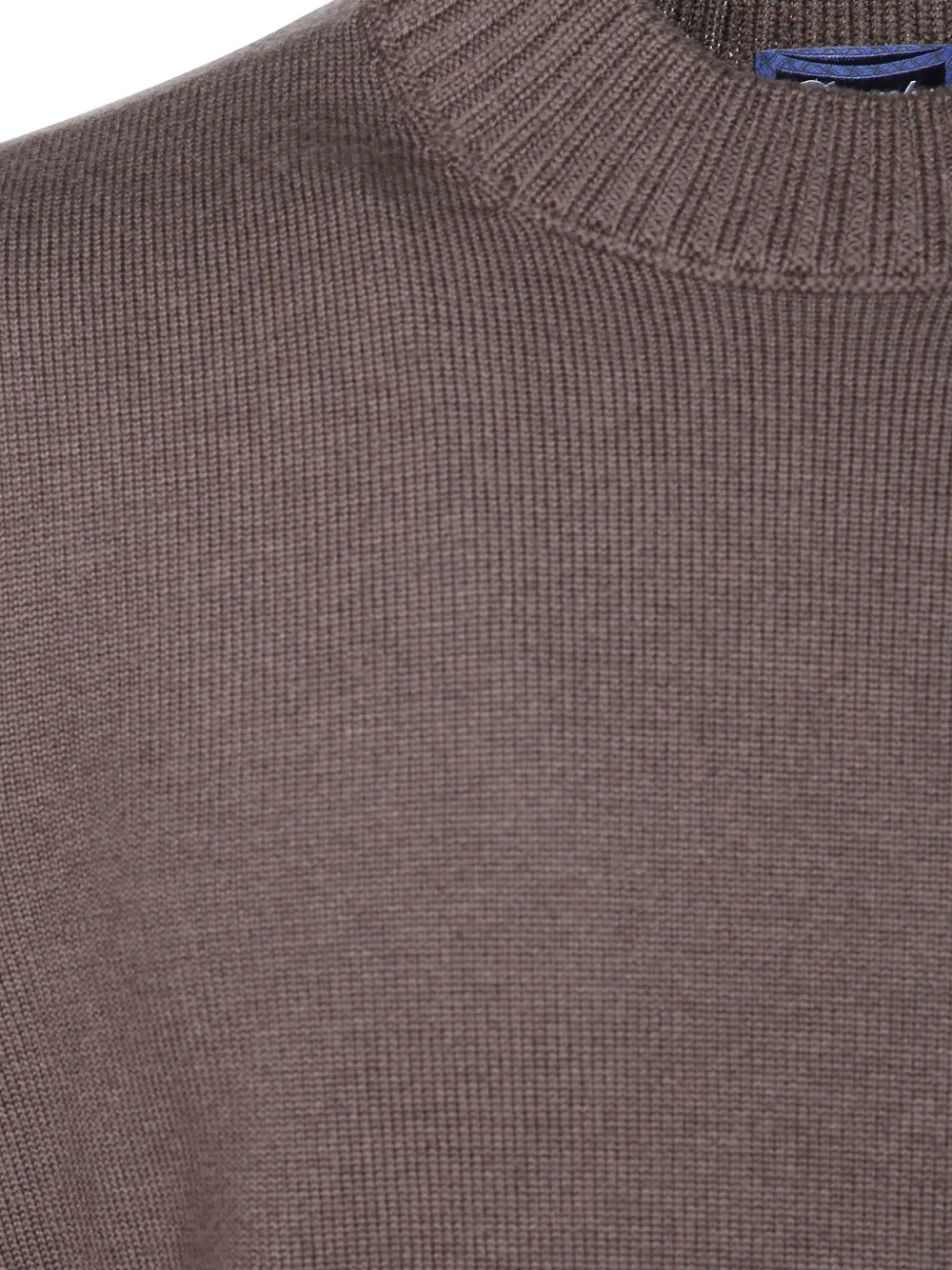 Drumohr mock-neck wool sweater Bruin