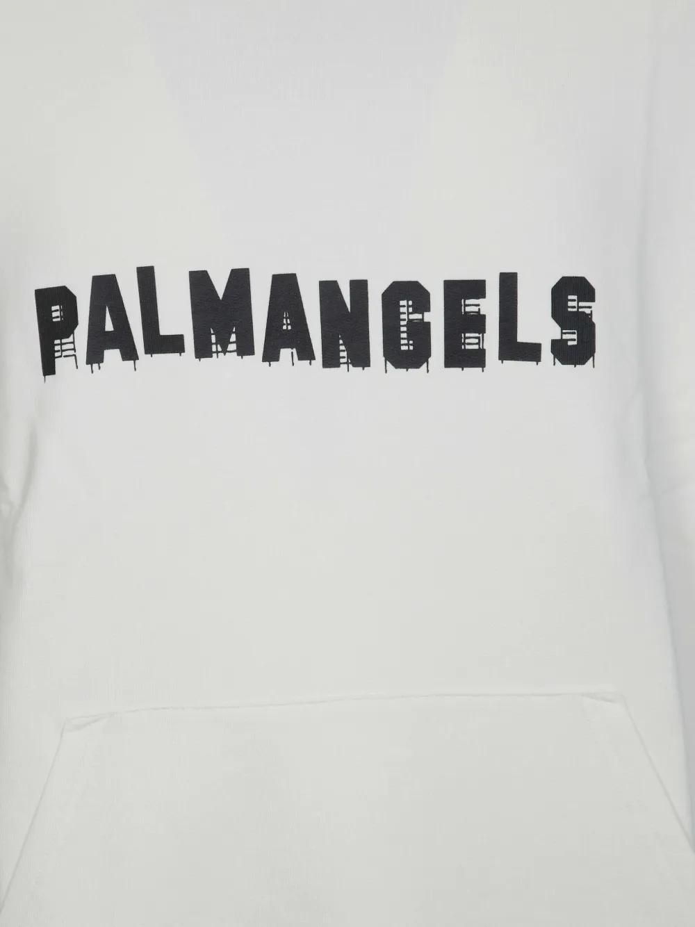 Palm Angels Palm Hills logo-print hoodie Beige