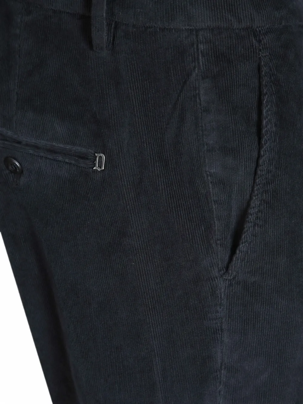 DONDUP Gaubert ribfluwelen broek Blauw