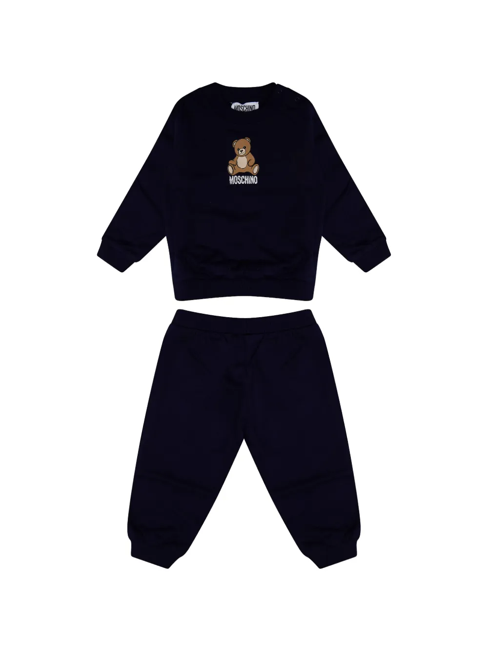 Moschino Kids Teddy Bear-print tracksuit - Blu