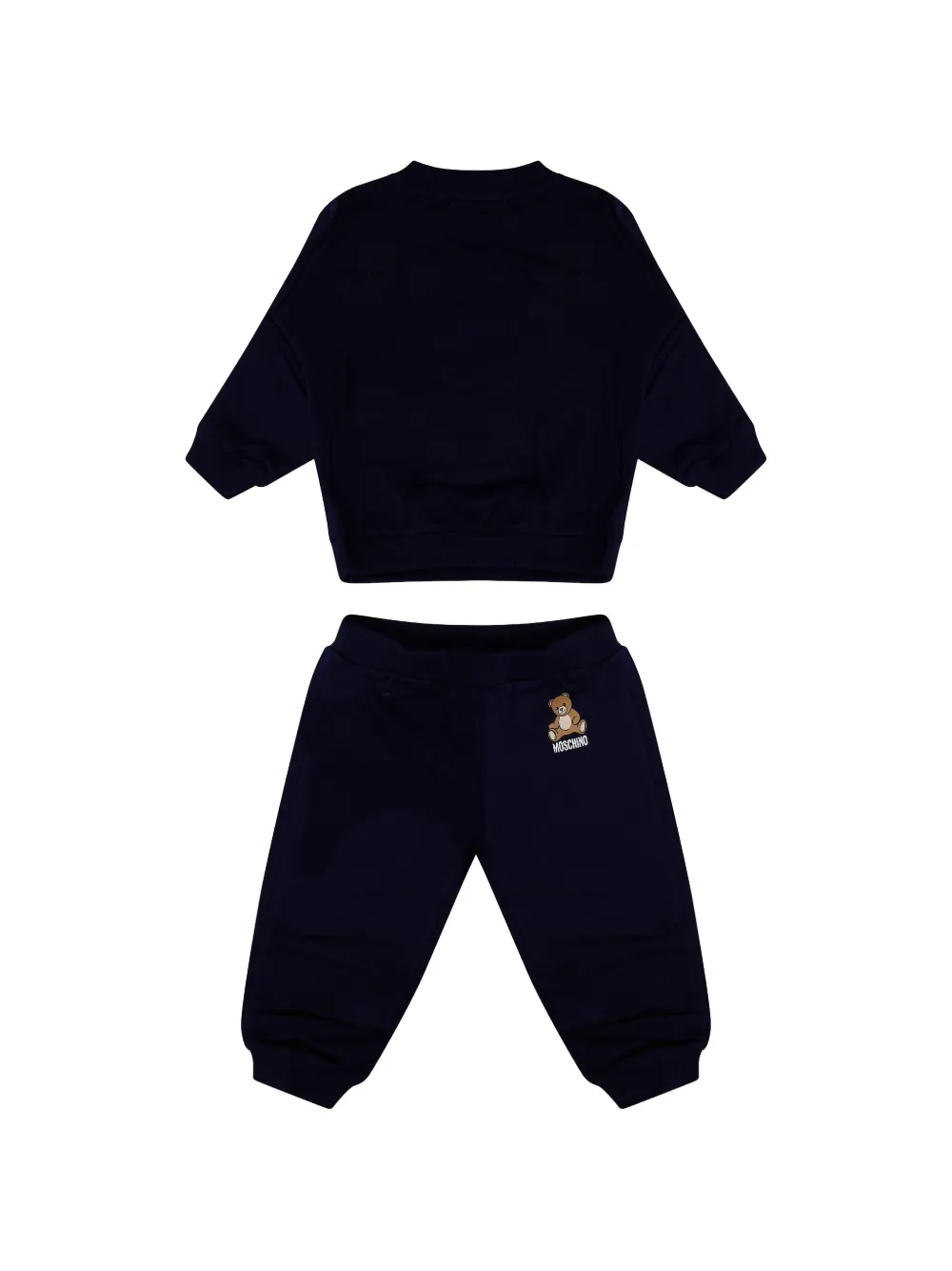 Moschino Kids Trainingspak met teddybeerprint Blauw