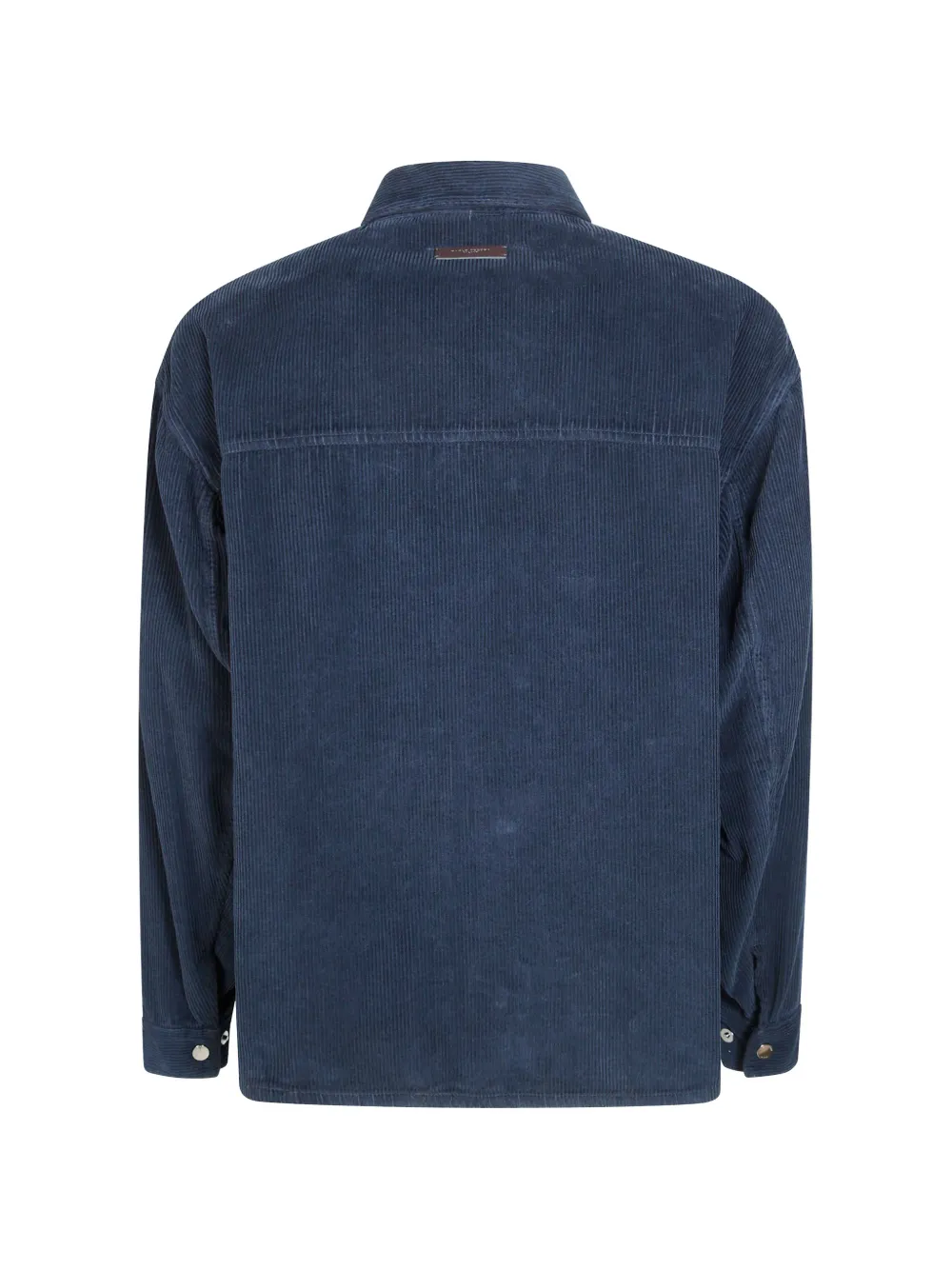 Paolo Pecora Overhemd met drukknopen Blauw