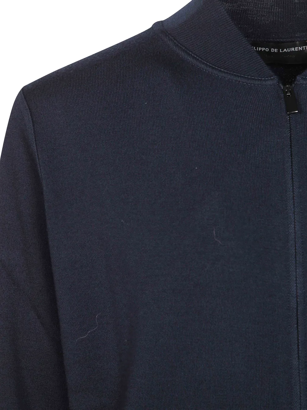 Filippo De Laurentiis Bomberjack met rits Blauw