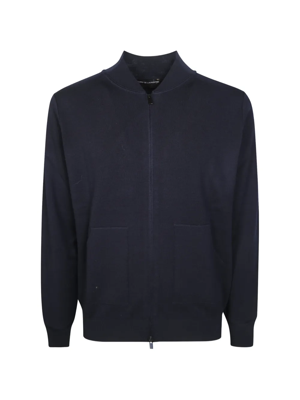 Filippo De Laurentiis zip-up bomber jacket - Blu