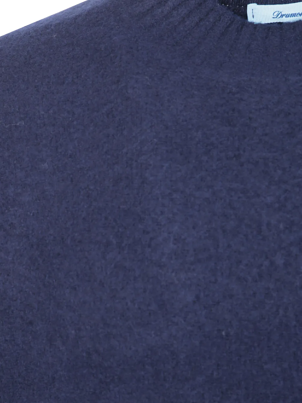 Drumohr mock-neck sweater Blauw