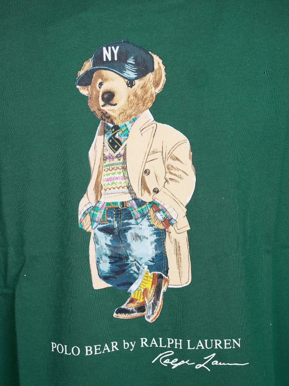 Polo Ralph Lauren Slim-fit Polo Bear T-shirt Groen