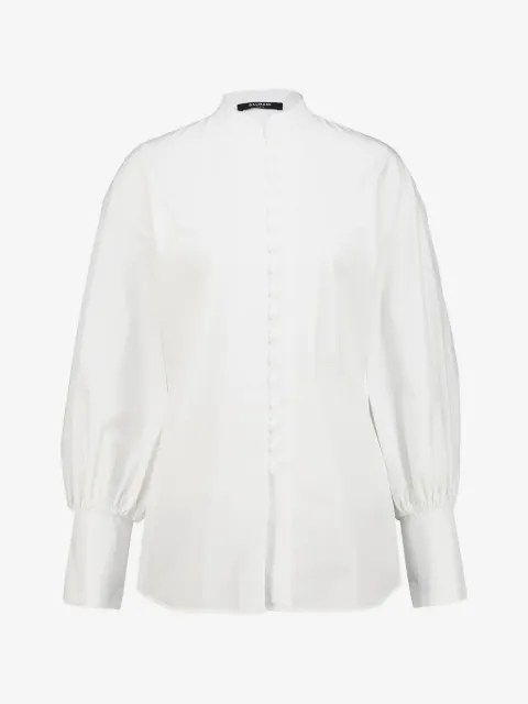 Balmain batwing-sleeve poplin shirt