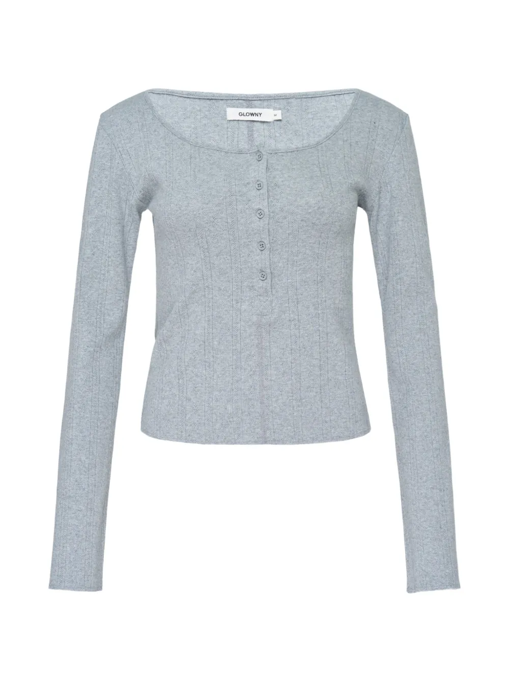 GLOWNY long-sleeve polo top