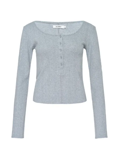 GLOWNY long-sleeve polo top