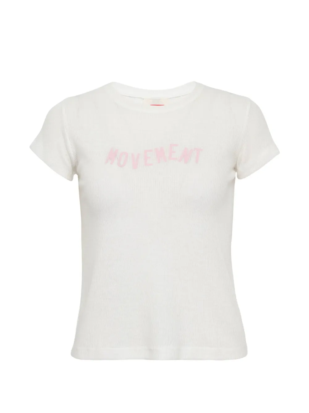 Rally Movement logo-print ribbed T-shirt