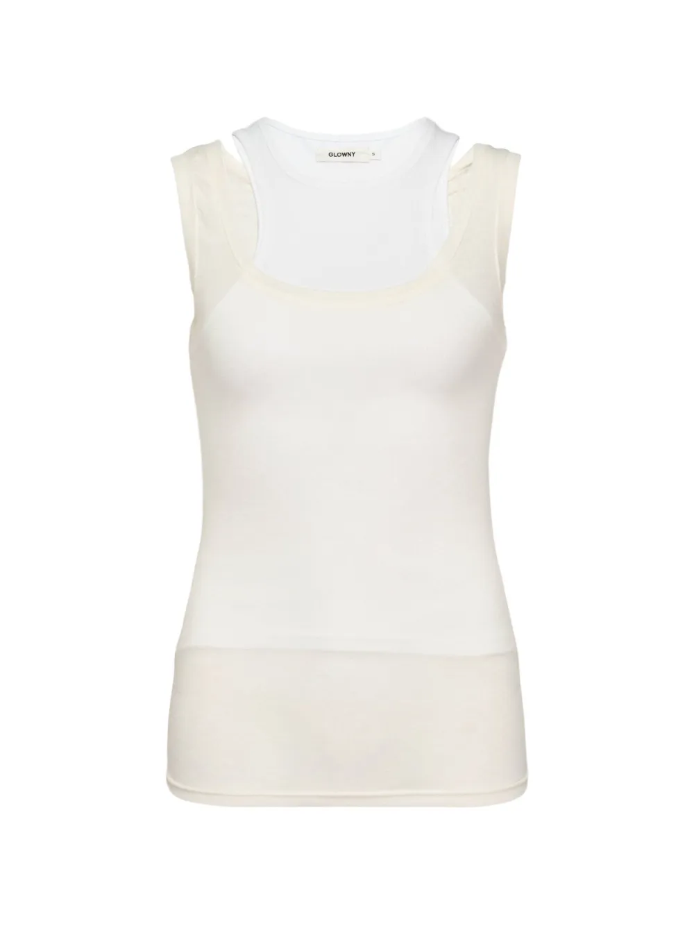 GLOWNY Top con scollo ampio - Bianco