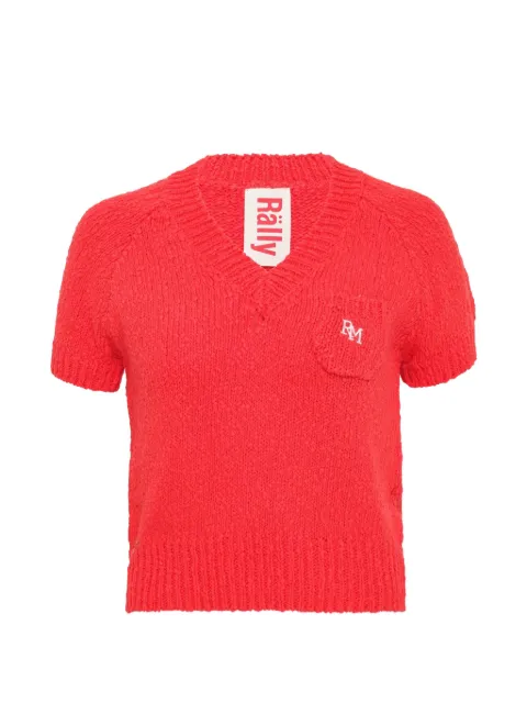 Rally Movement V-neck knitted sweater