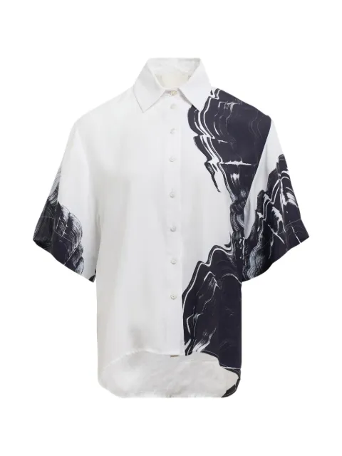 COR Elka wave-print shirt