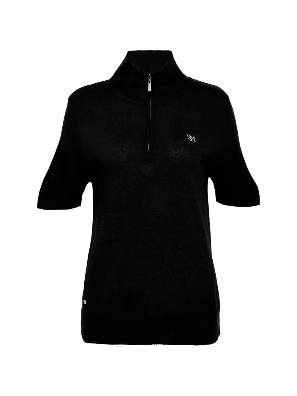 Rally Movement half-zip short-sleeve polo top