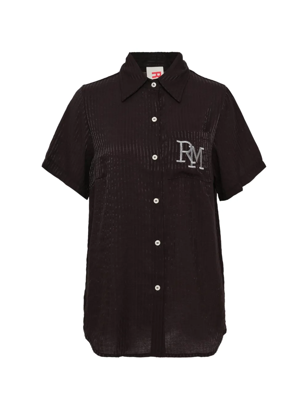 Rally Movement Ivy logo-embroidered shirt - Brown