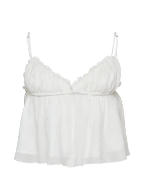 GLOWNY crinkle-effect top