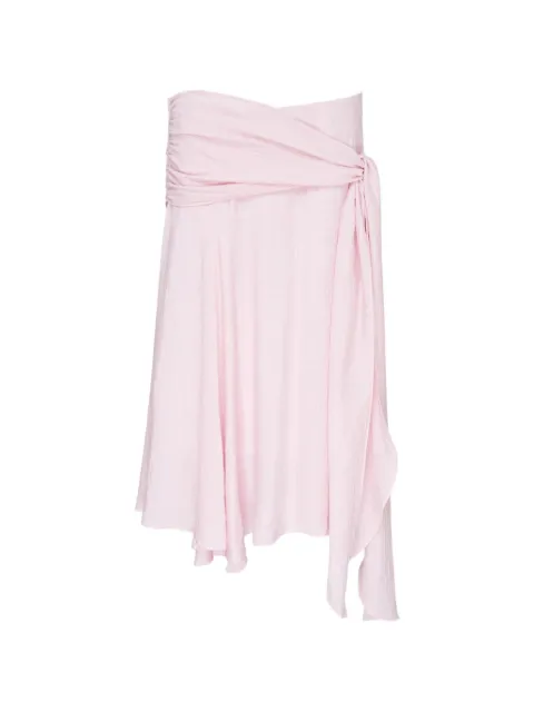 GLOWNY Sunset draped midi skirt