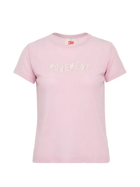 Rally Movement ribbed-knit slim-fit T-shirt