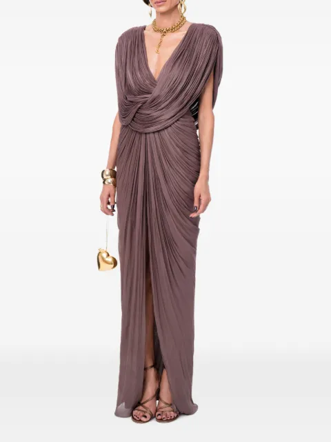 Ana Radu Drapiertes Maxikleid
