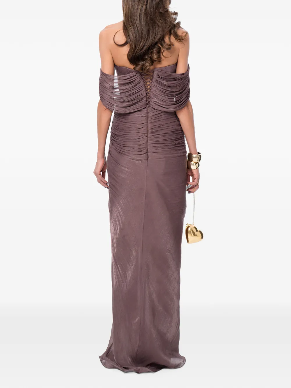 Ana Radu Empress avondjurk Bruin