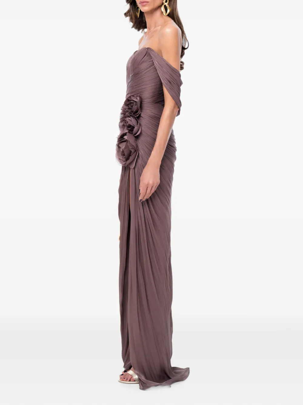 Ana Radu Empress avondjurk Bruin