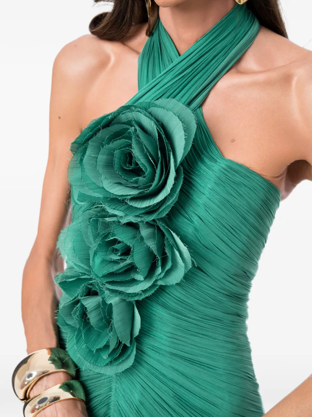 Ana Radu Scarlet Rose avondjurk Groen