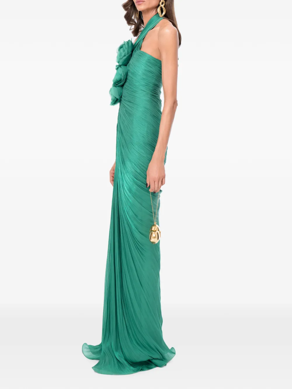 Ana Radu Scarlet Rose avondjurk Groen