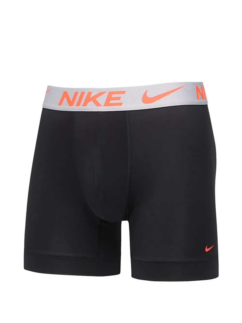 Nike logo-waistband boxer briefs Zwart