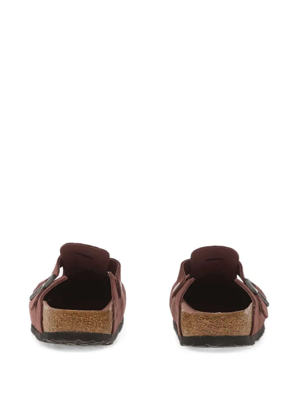 Birkenstock Boston muiltjes met gespsluiting Bruin