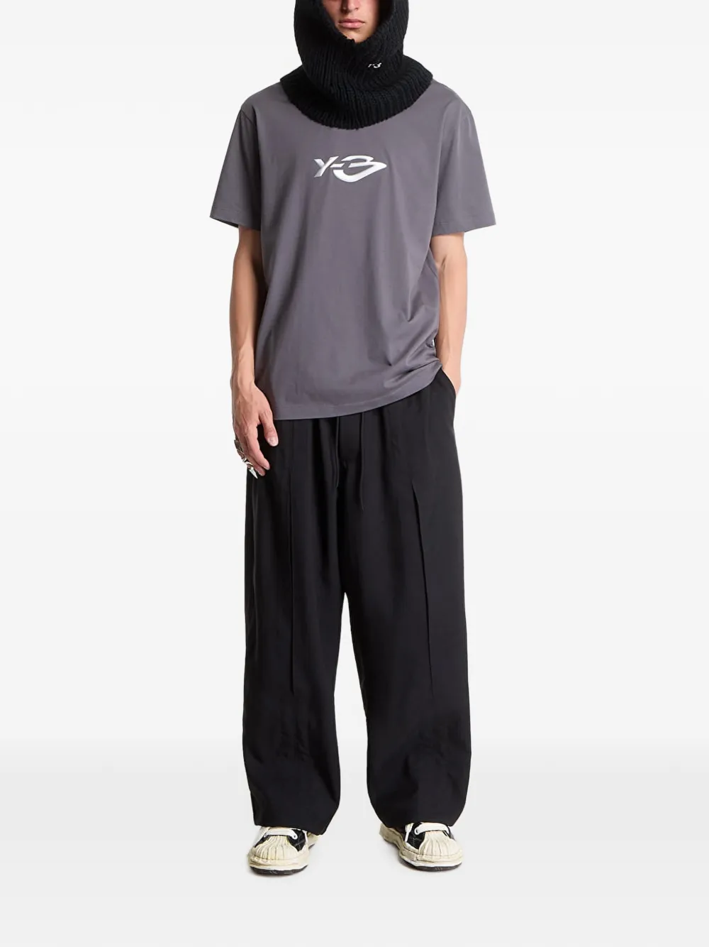 Y-3 Sport Uniform box plooibroek Zwart