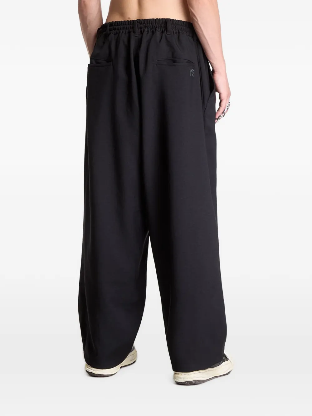 Y-3 Sport Uniform box plooibroek Zwart