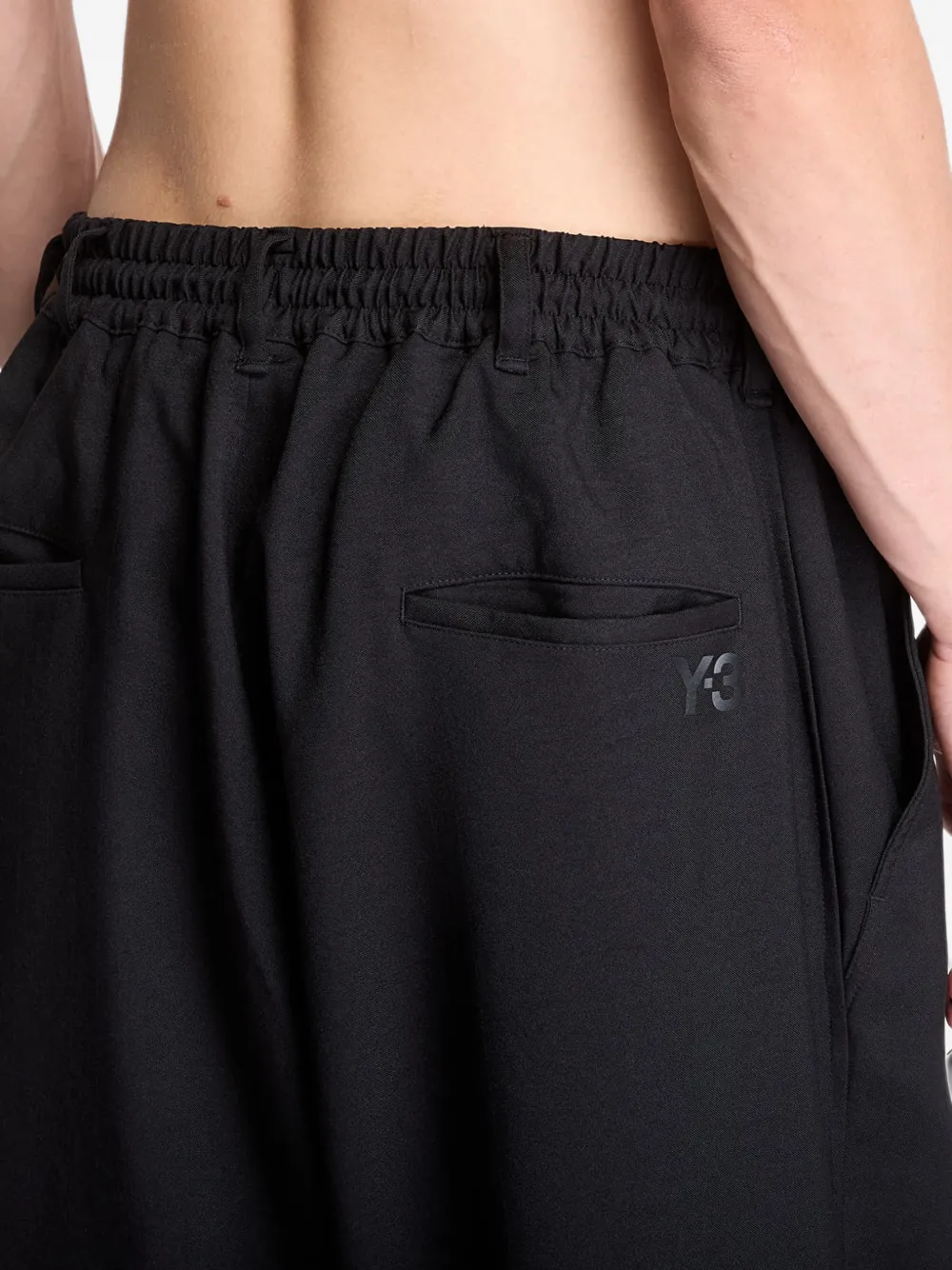 Y-3 Sport Uniform box plooibroek Zwart
