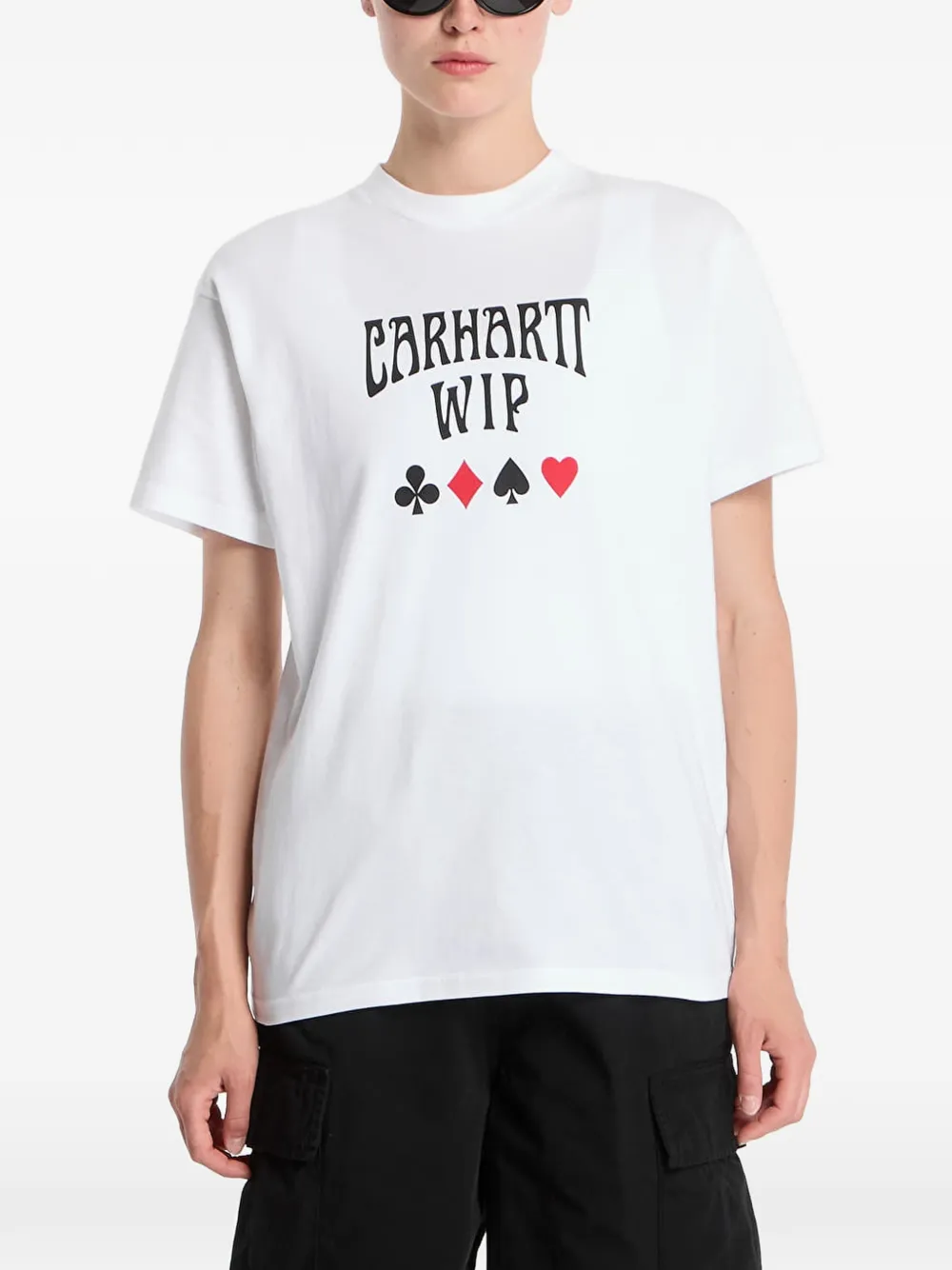 Carhartt WIP Deck T-shirt met grafische print Wit