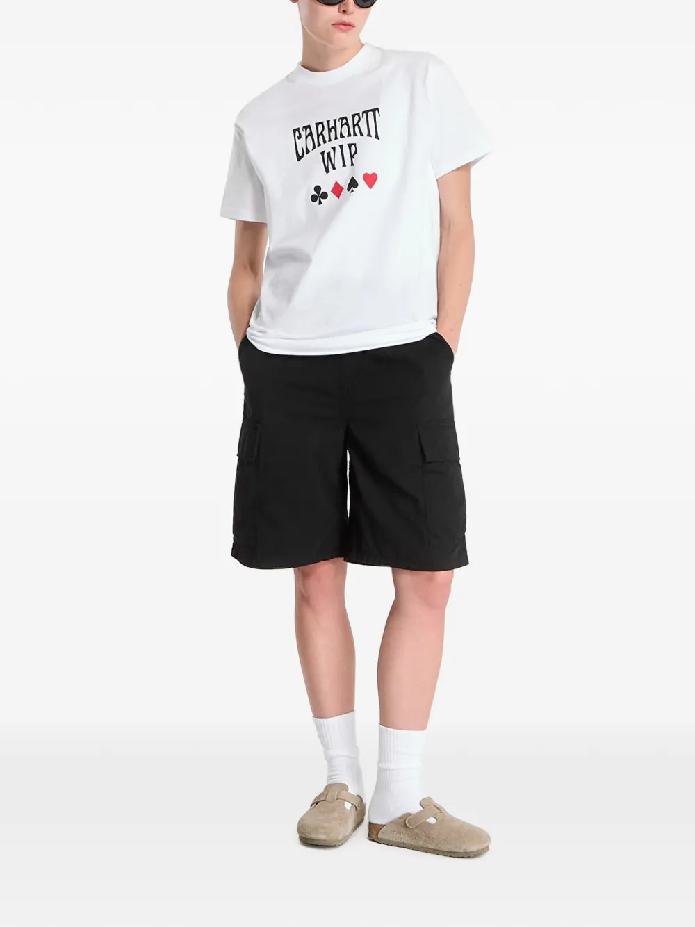 Carhartt WIP Deck T-shirt met grafische print Wit