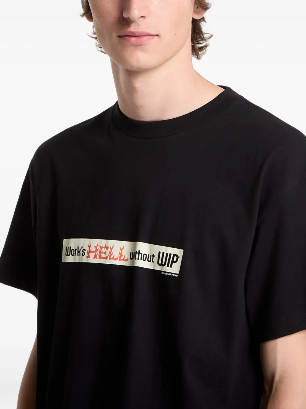 Carhartt WIP Bumper Stickers T-shirt Zwart