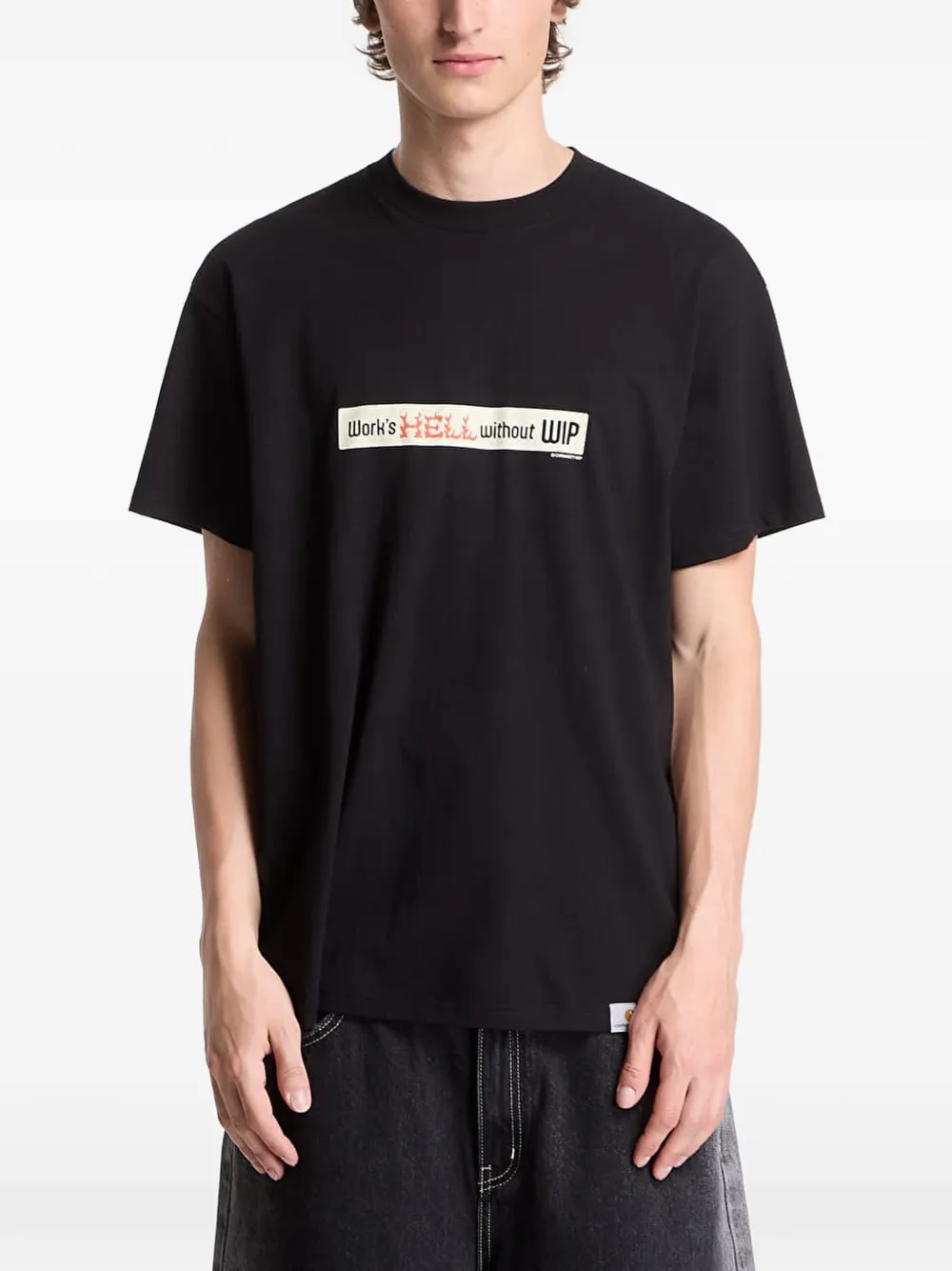 Carhartt WIP Bumper Stickers T-shirt Zwart