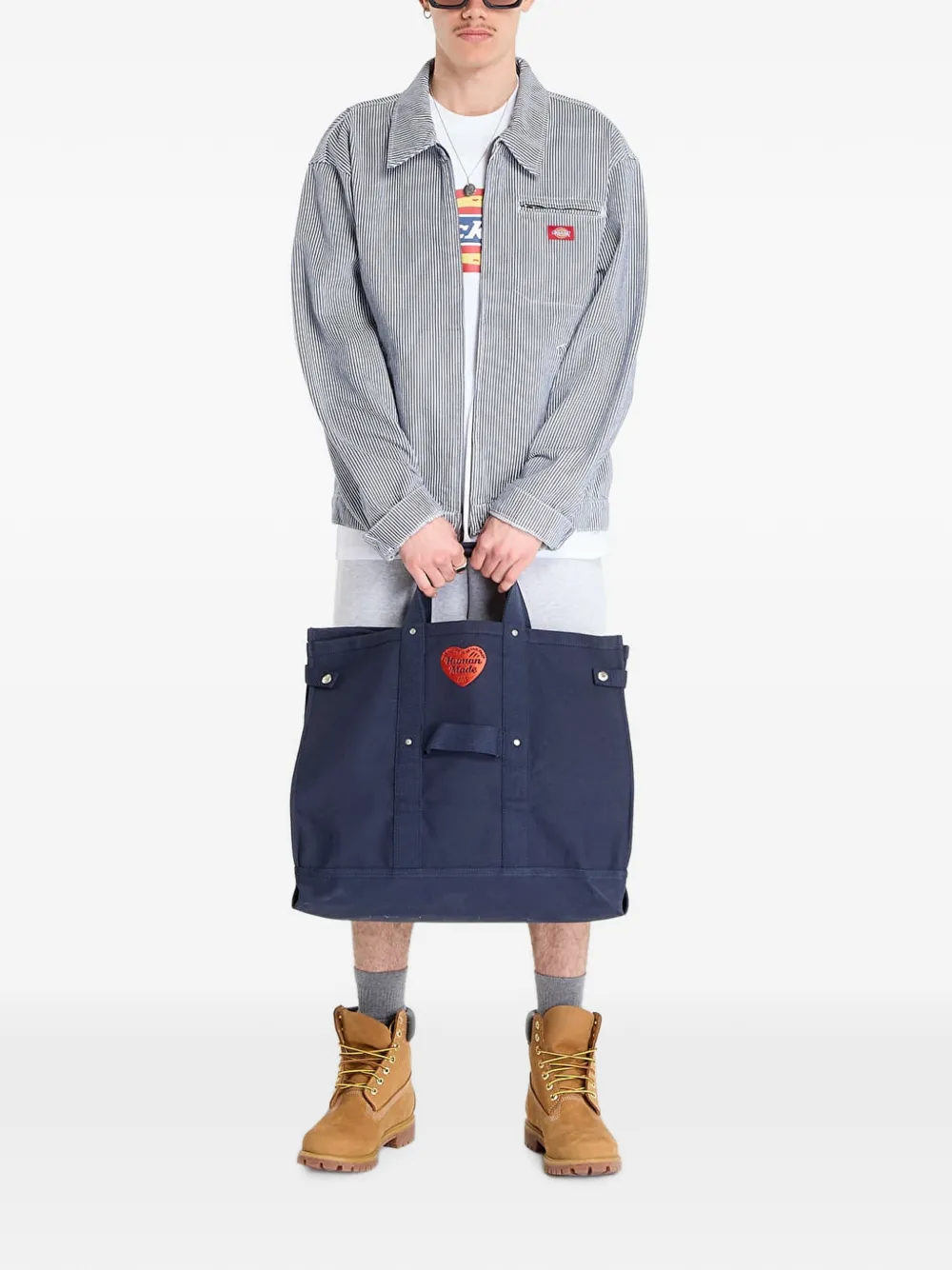 Dickies Logo-patch Jacket In White