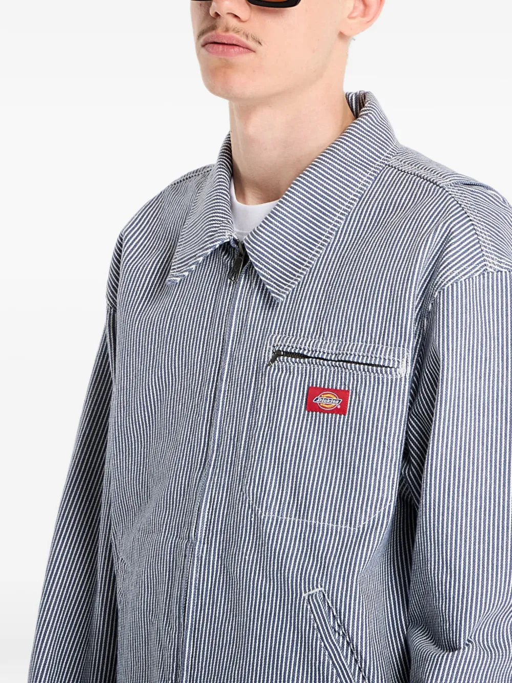 Dickies Logo-patch Jacket In White