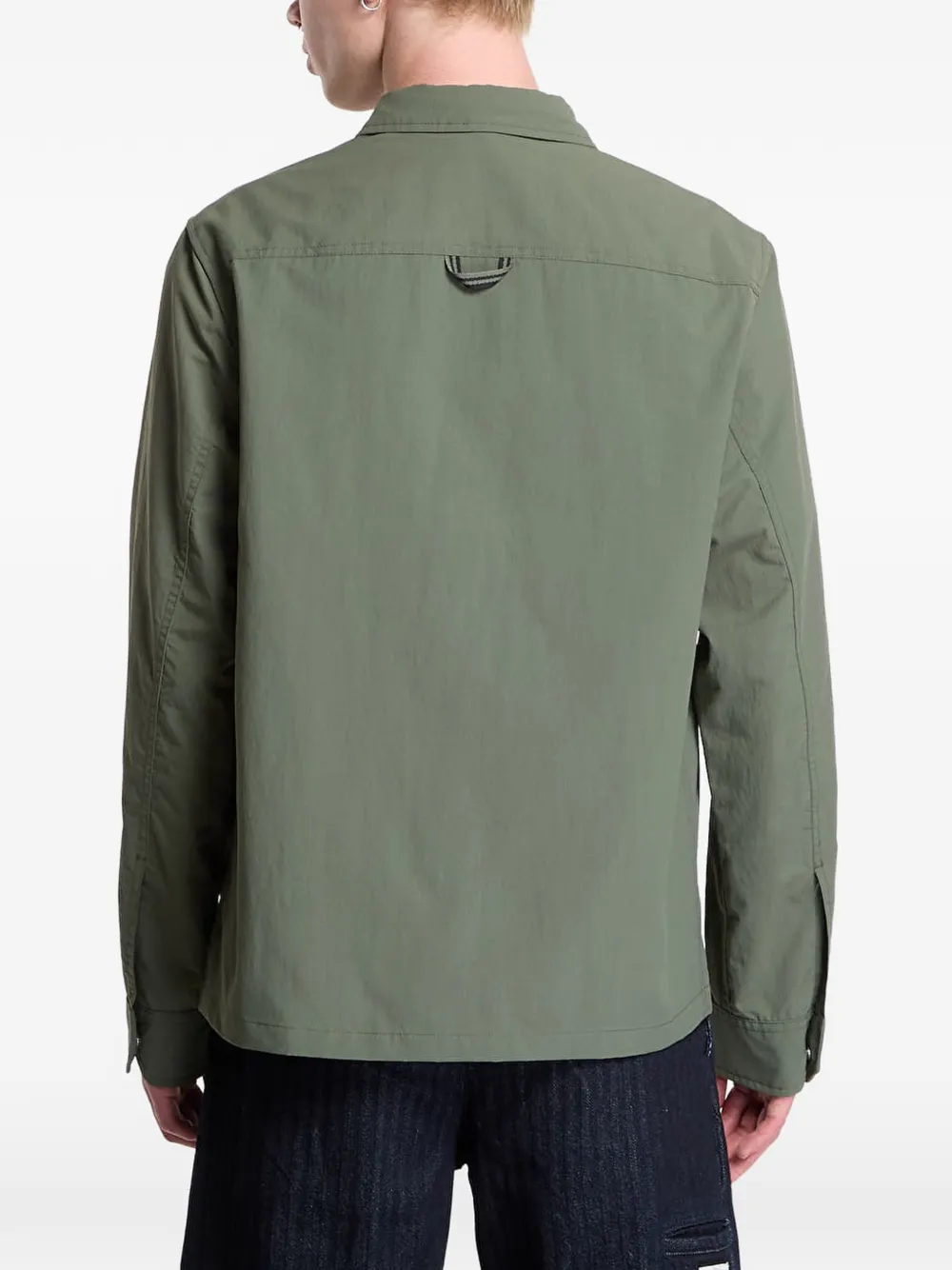 Fred Perry Shirtjack met logodetail Groen