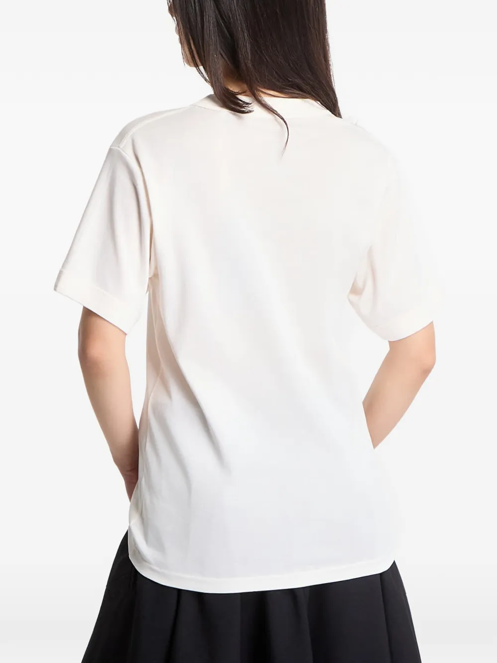 Y-3 T-shirt met logoprint Wit