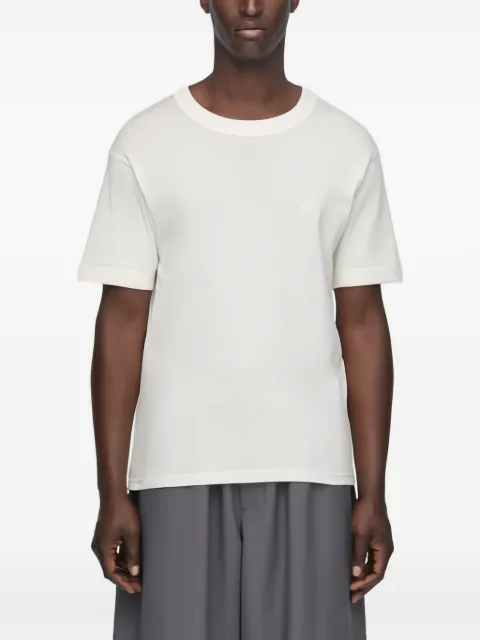 Y-3 playera manga corta con logo estampado