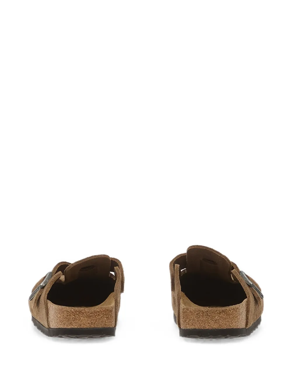 Birkenstock Boston loafers met gesp Bruin