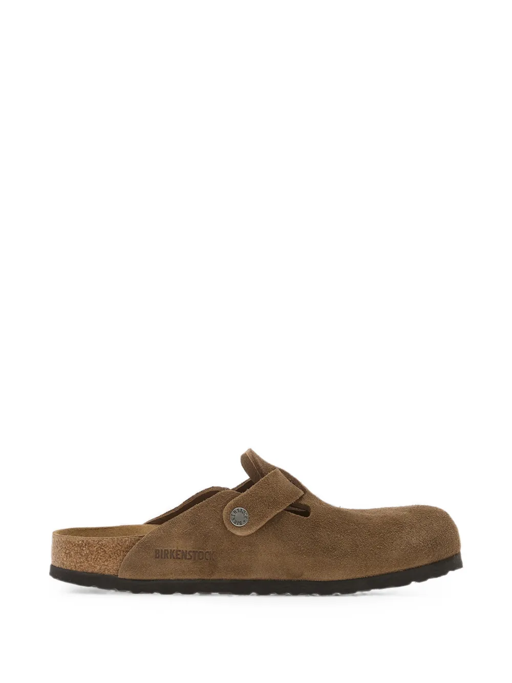 Birkenstock Boston loafers met gesp Bruin