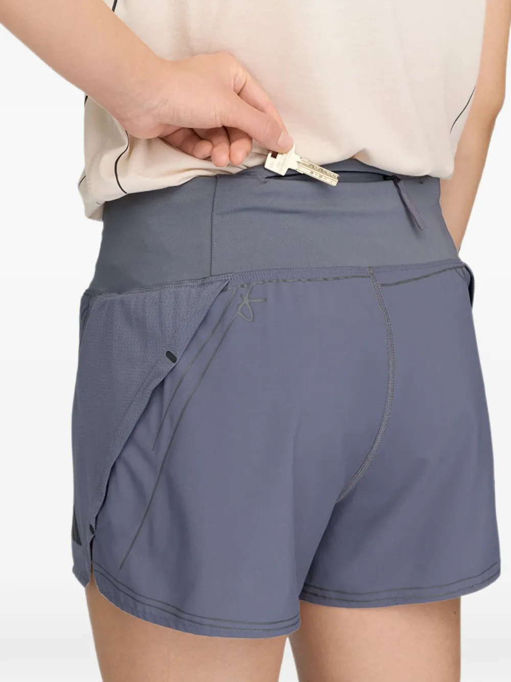 adidas x Song for the Mute logo-print running shorts Grijs