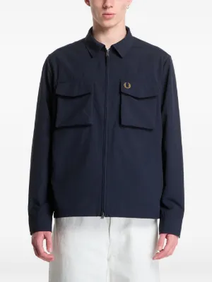 C.P. Company Flatt Nylon ゴーグルジャケット | ブルー | FARFETCH JP