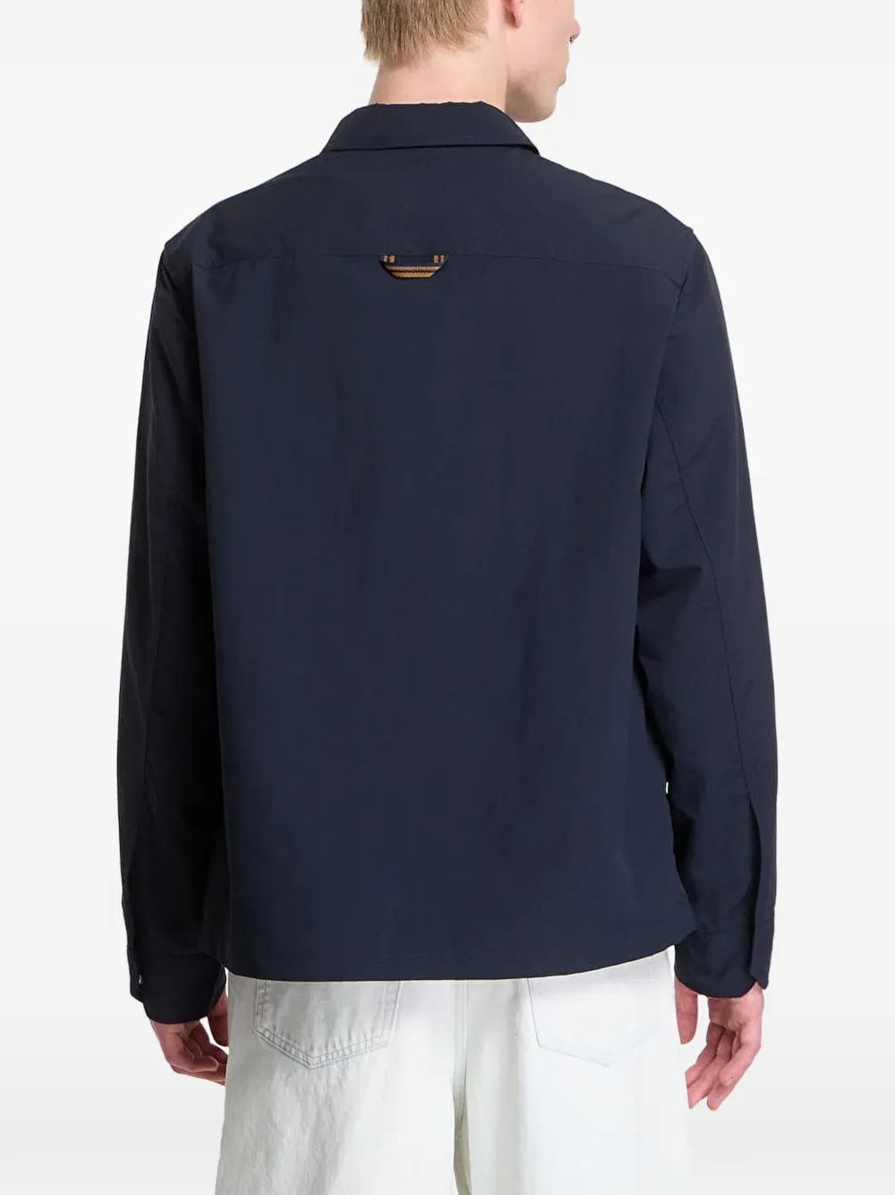 Fred Perry Shirtjack met logodetail Blauw