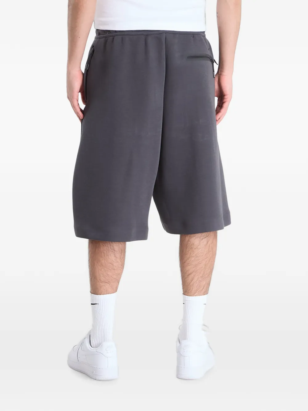 Nike Tech Fleece oversized shorts Grijs