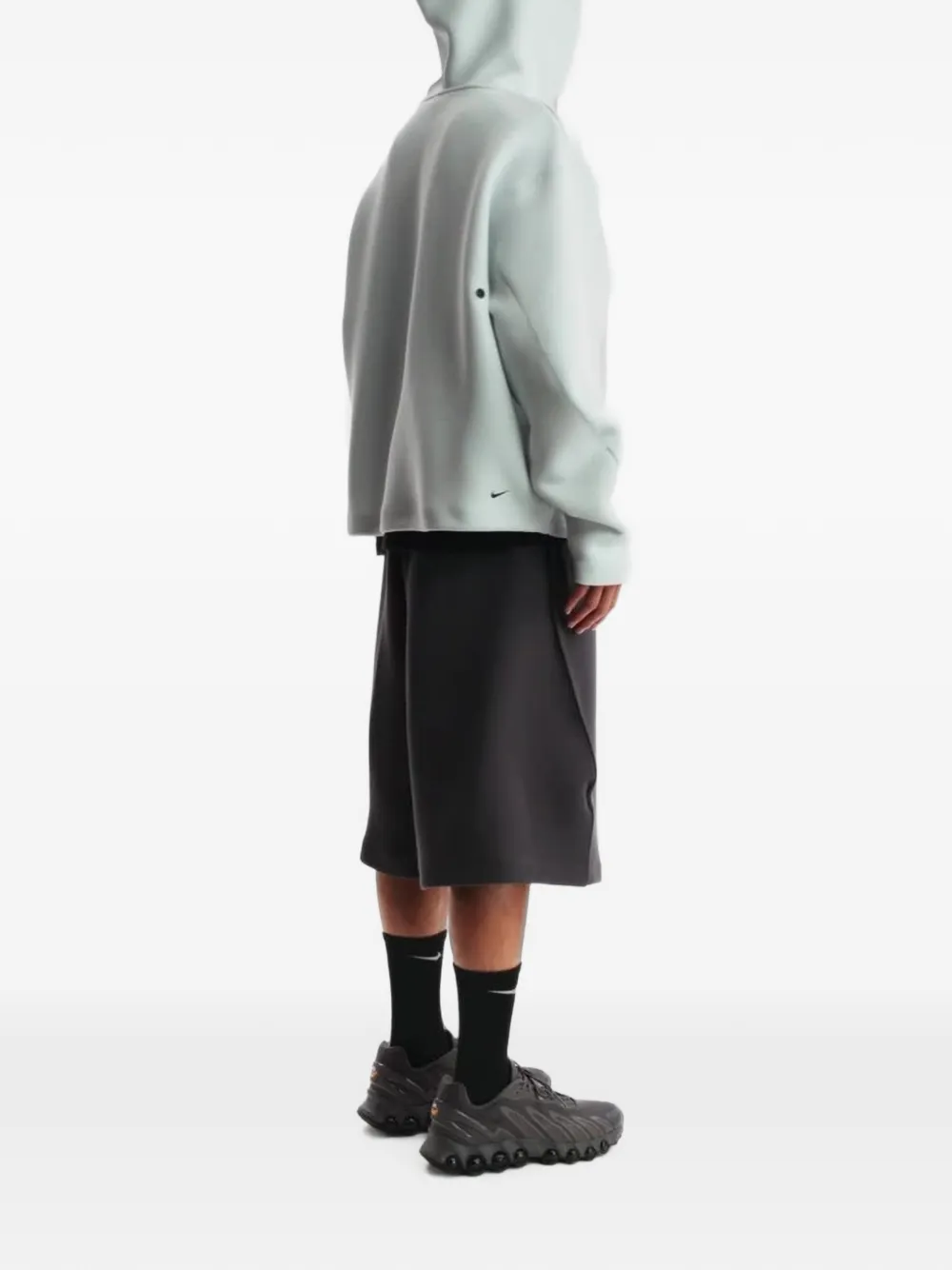 Nike Tech Fleece oversized shorts Grijs