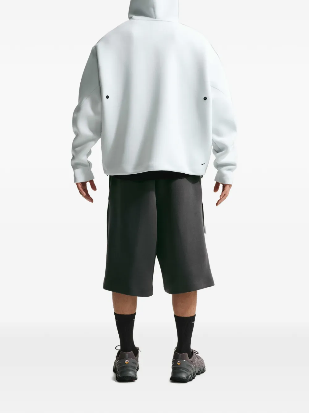 Nike Tech Fleece oversized shorts Grijs