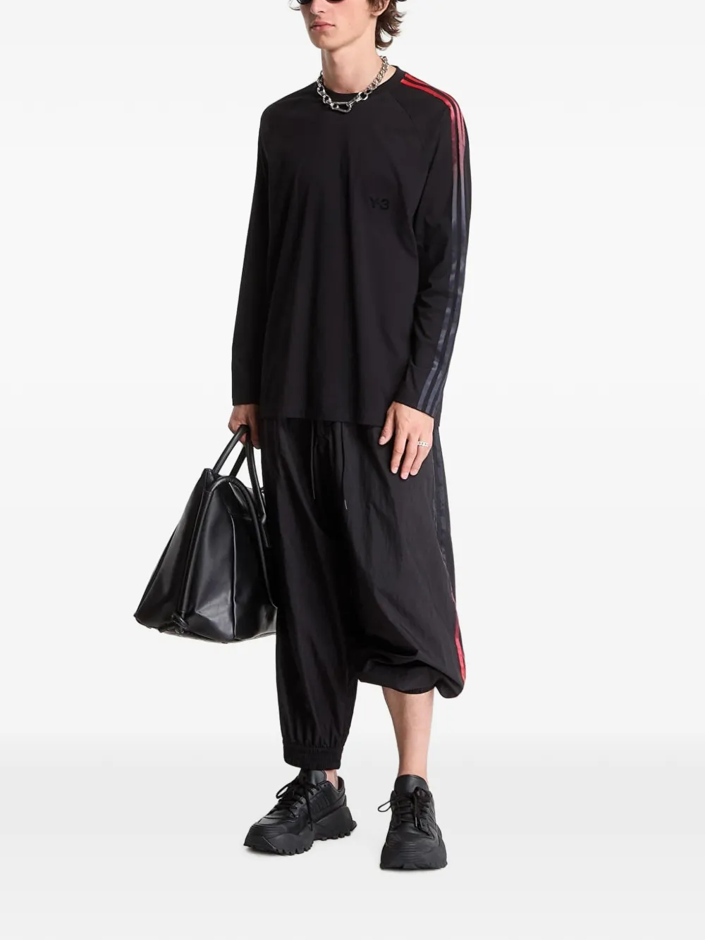 Y-3 Trainingsbroek met trekkoord Zwart